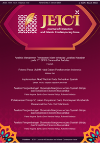 					View Vol. 1 No. 3 (2025): Journal of Education and Islamic Contemporary Issue (JEICI)
				